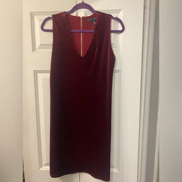 White House Black Market | Dresses | White House Black Market Velvet Red  Dress | Poshmark
